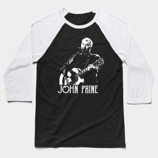 John Prine White Style Design Baseball T-Shirt